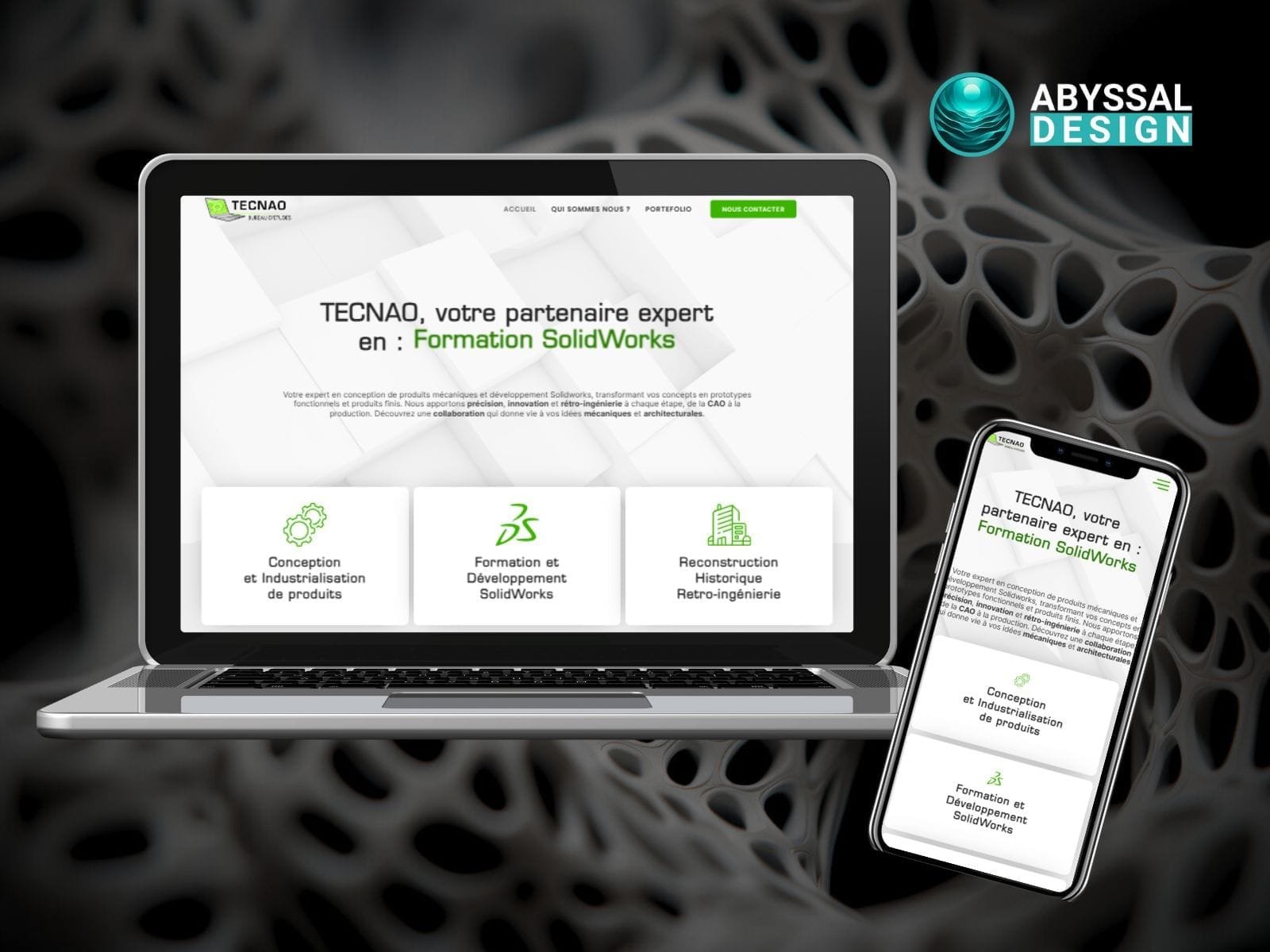 Refonte site Tecnao